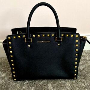 Michael kors studded handbag